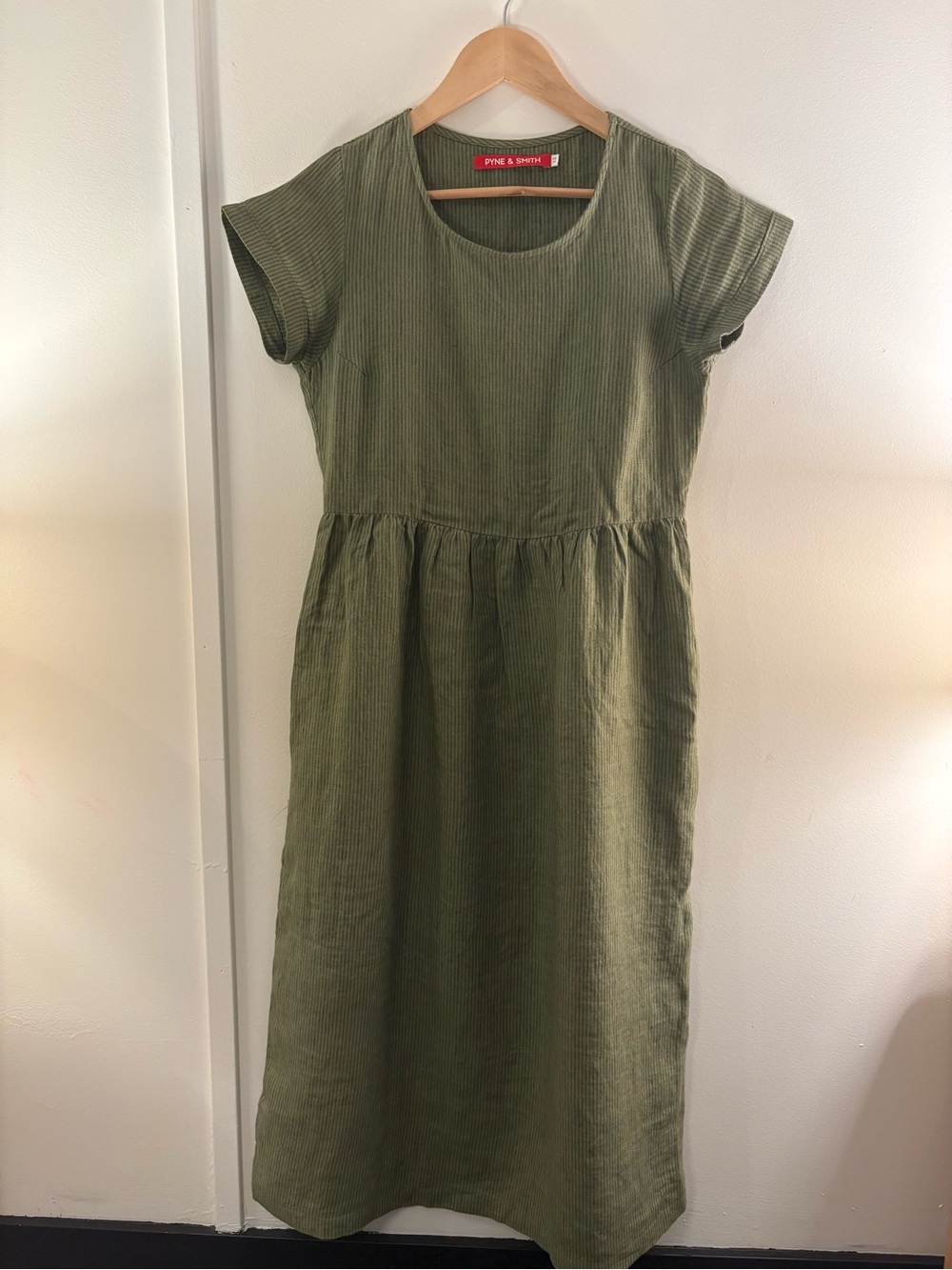 Pyne & Smith no.17 full length linen tea dress